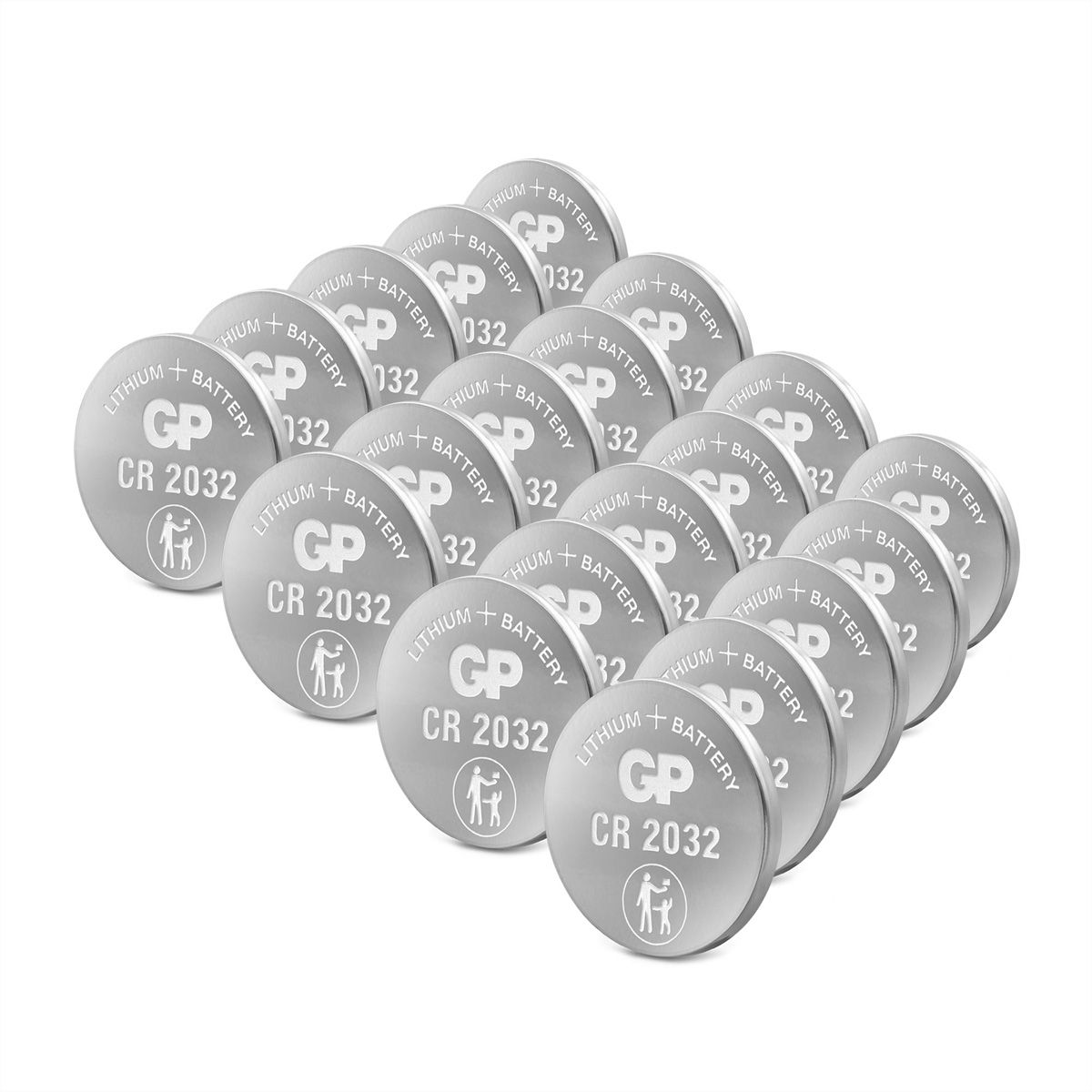 GP Batteries Lithium CR2032 20x 3V Knopfzelle