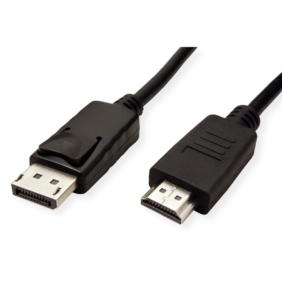 ROLINE GREEN DisplayPort Kabel DP - HDTV, ST/ST, schwarz, 1 m