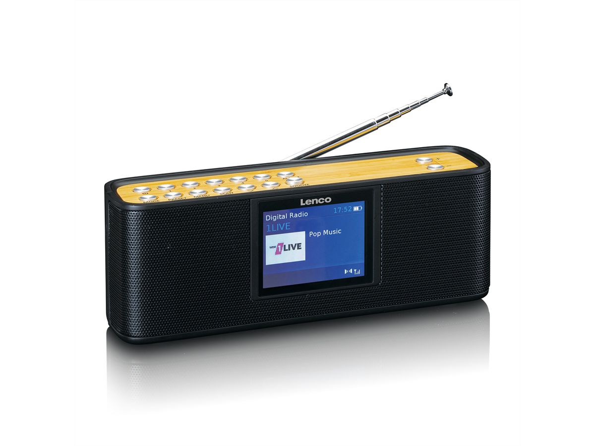 Lenco DAB+ Radio PDR-045BK , noir