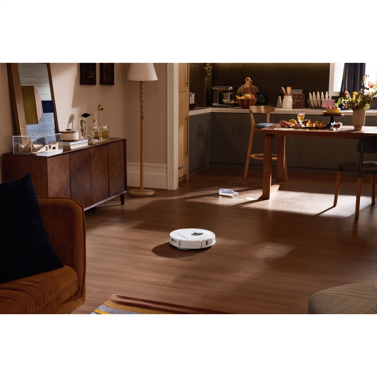 Roborock Aspirateur Qrevo S ProX blanc, Robot aspirateur/balayeur