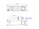 BACHMANN POWER FRAME 2xCH T13 1xCM 0,2m GST18 RAL9010