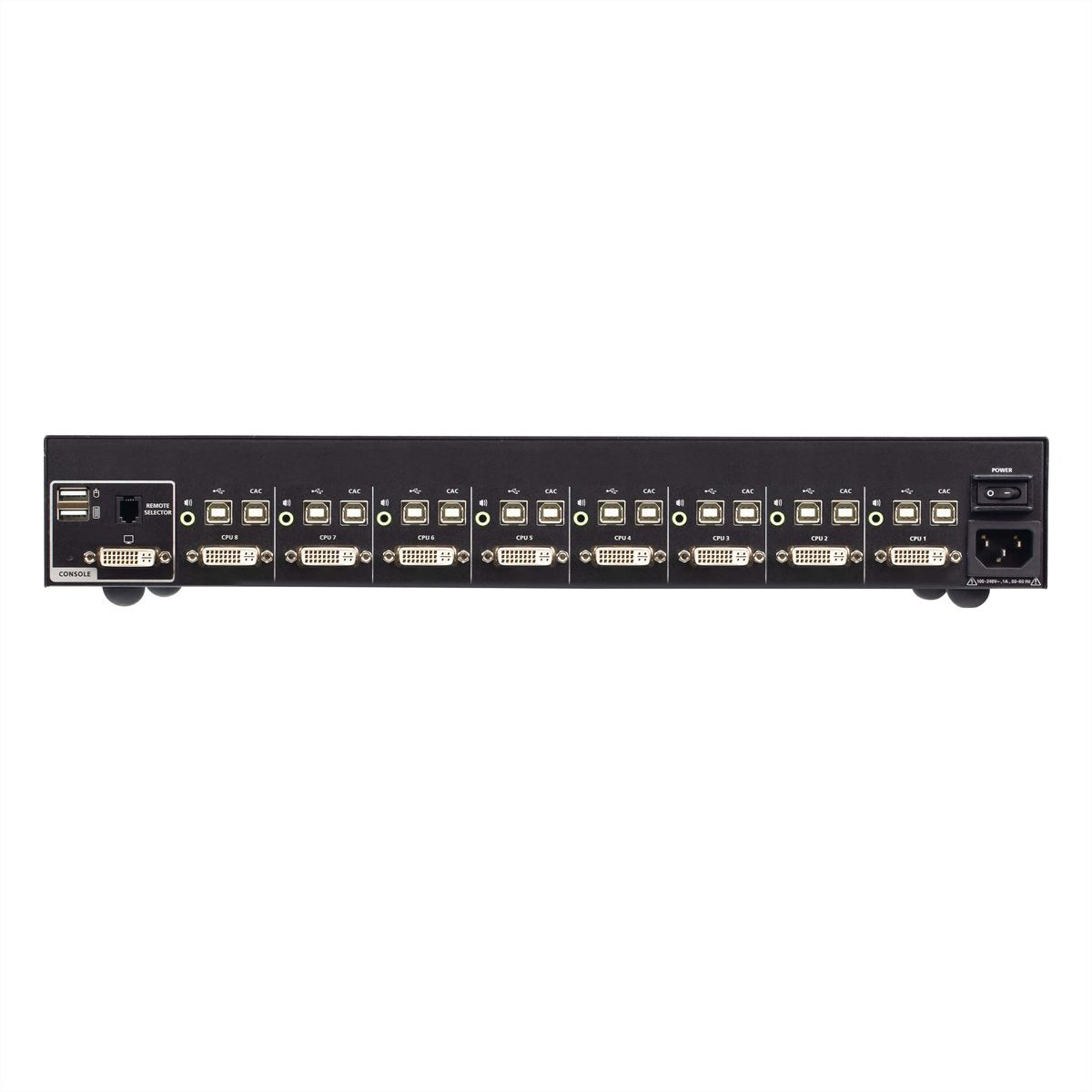 ATEN CS1188D4C 8-Port USB 4K DVI Secure KVM mit Card Reader