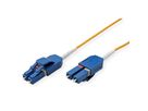 ROLINE LWL-Kabel duplex 9/125µm OS2, LC/LC, UNIBOOT, gelb, 10 m