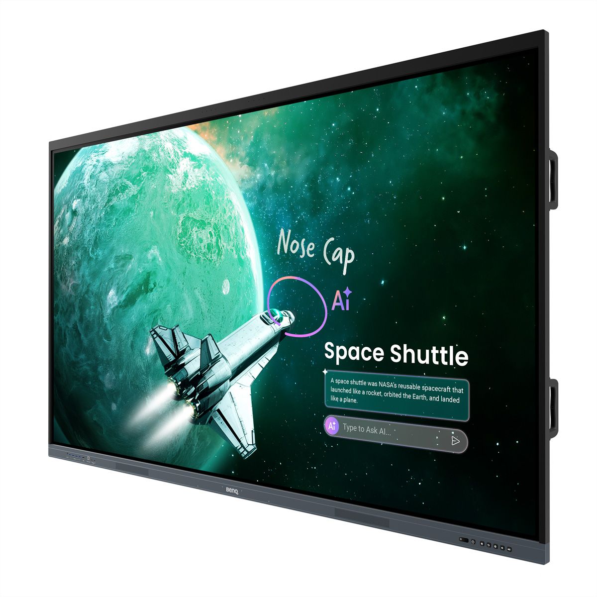 BenQ Écran interactif RE8605 86", 4K UHD, 500 nits, tactile 50 points