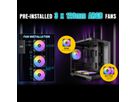 ANTEC CX60M ARGB PC Gehäuse Mini Tower Micro-ATX, schwarz