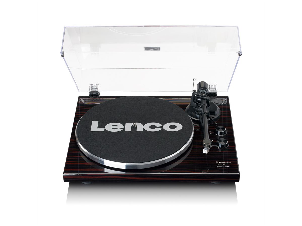 Lenco Platine vinyle LBT-189WA , noir / marron