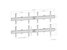 Hagor Wandhalterung CPS Videowall W2x2L 46-55“