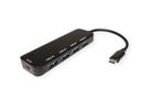 VALUE USB 3.2 Gen 1 Hub, 4fach, Typ C Anschlusskabel