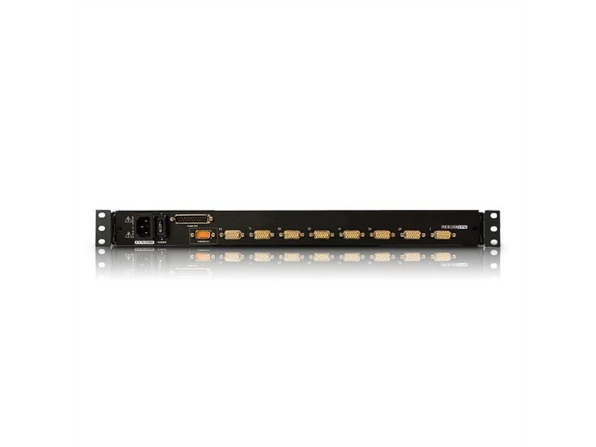 ATEN CL5708N 48cm-LCD KVM Switch, USB-PS/2,VGA, 8Port, ES-Layout