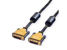 ROLINE GOLD Câble pour écran DVI, M-M, (24+1) dual link, 2 m