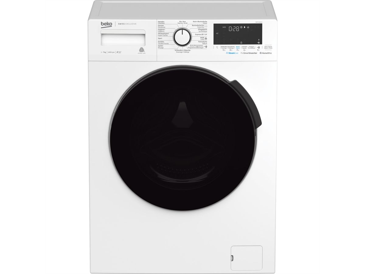 Beko Waschmaschine 50071464CH1, 7kg, SteamCure, 1'400U/min