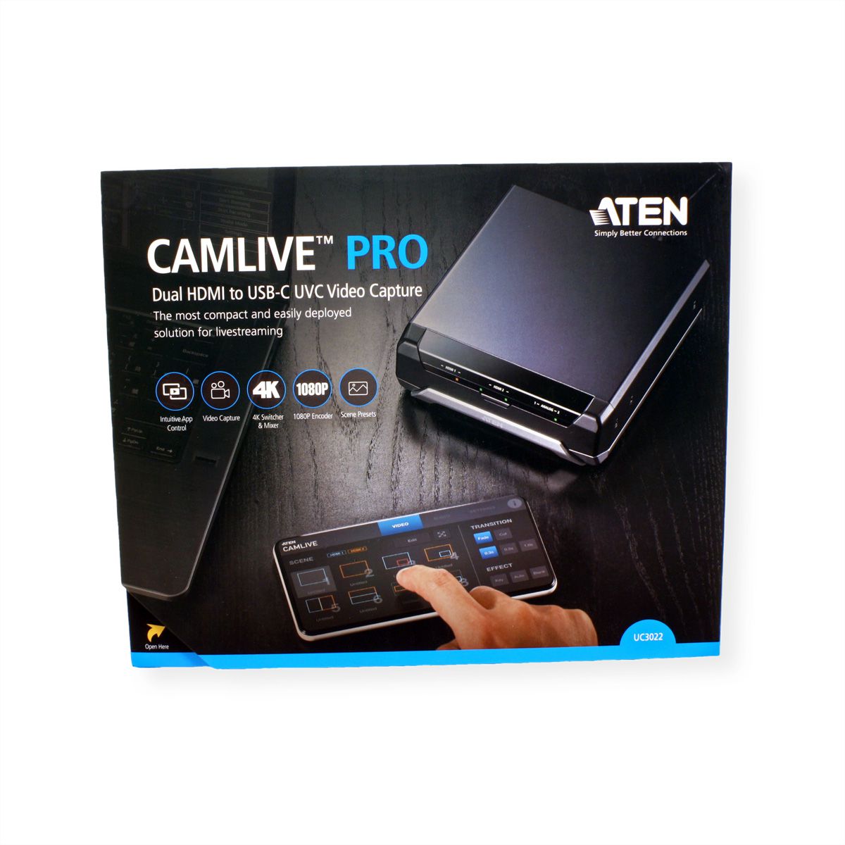 ATEN UC3022 CAMLIVE PRO HDMI to USB-C Video Capture