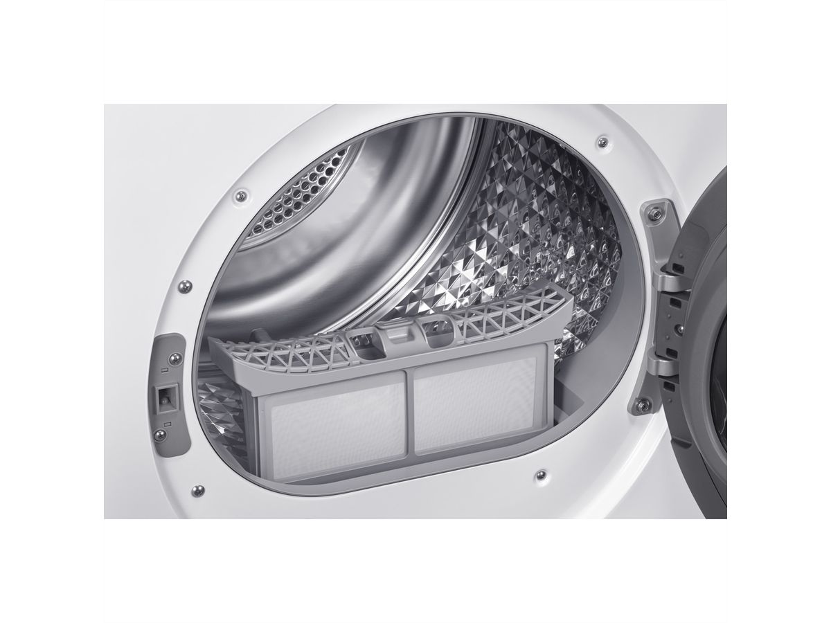 Samsung Sèche-linge DV5000, 9kg, C, Optimal DryTM, blanc