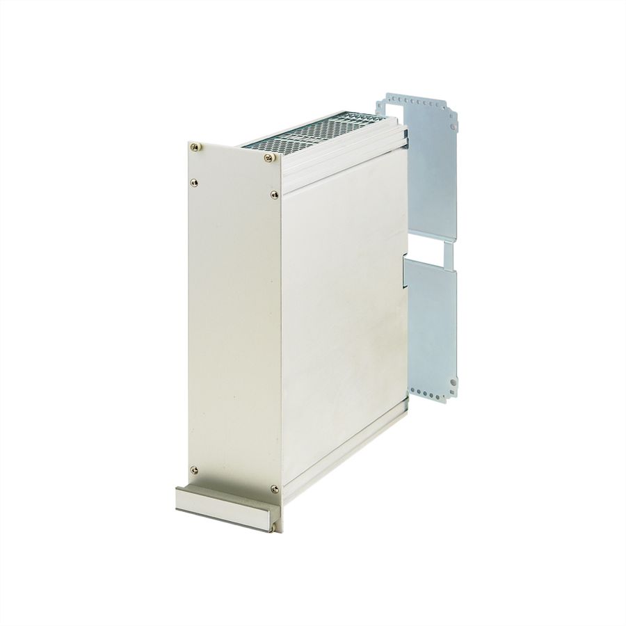 SCHROFF Kassetten PRO 6 HE-Bausätze, Frontplatte ungeschirmt - KAS S1 FS 6HE 42TE 227T