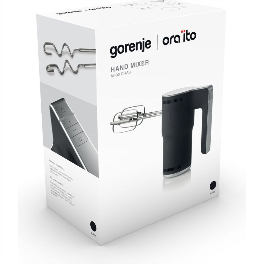 Gorenje Mixeur à main M400ORAB, 400 W, noire