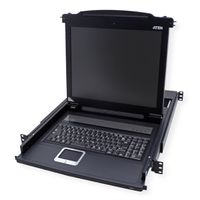 ATEN CL1000M KVM-Konsole, 43cm LCD, VGA, PS/2, IT-Layout