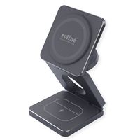 ROLINE 3-in-1 Induktions-Ladestation, faltbar, für Samsung