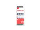 Oclean Ersatzkopf Standard Clean, 6er Pack, schwarz