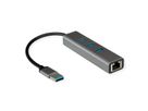 ROLINE Convertisseur USB-A - Gigabit Ethernet + Hub