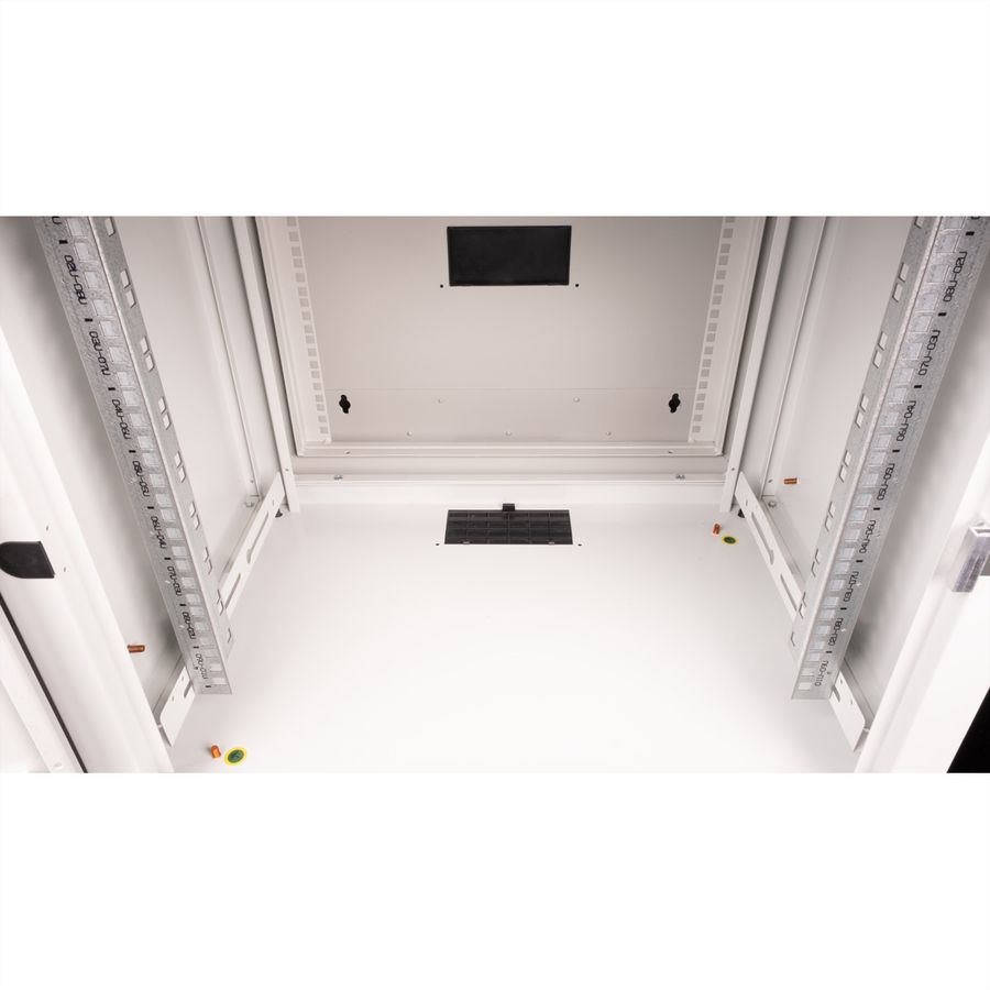 ROLINE 19-Zoll Wandgehäuse Pro 9 HE, 600x600 BxT zweiteilig schwenkbar grau