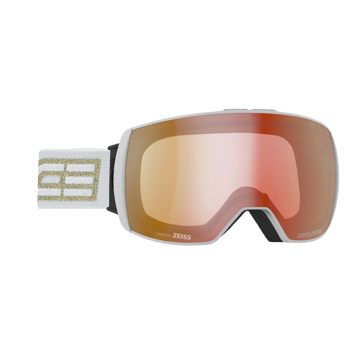Salice Occhiali Lunettes de ski 605TECH, White-Gold / Tech S2-S4