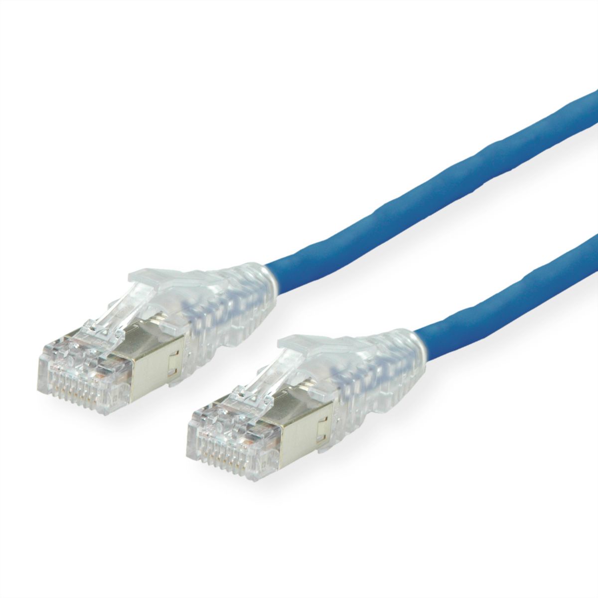 Cordon DÄTWYLER Cat.6A (Classe EA) S/FTP, CU 7702 flex LSOH, AMP v2, bleu, 3 m