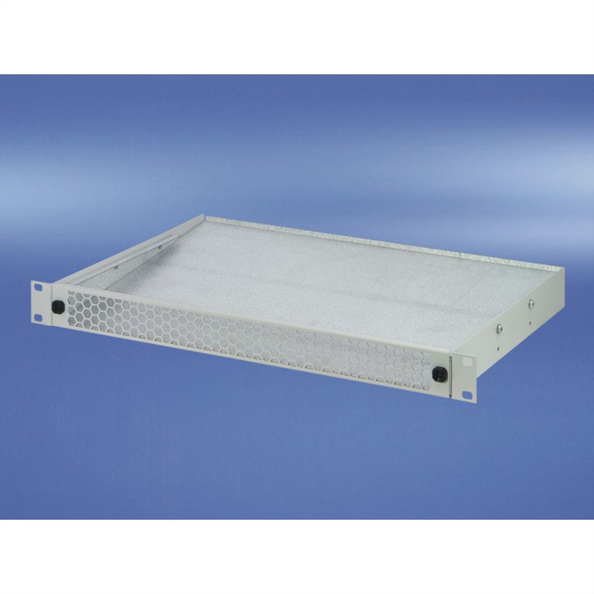 Déflecteur d'air SCHROFF 1 U pour tiroir 19", 3 ventilateurs, face avant perforée, 193 mm, RAL 9006