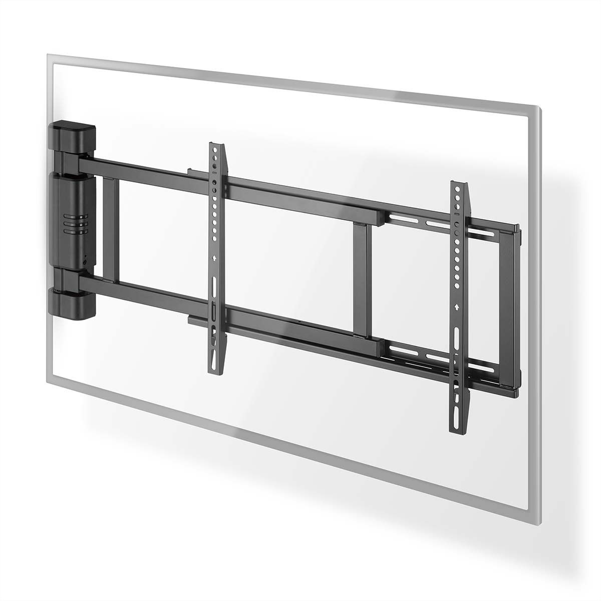 Nedis motorisierte TV-Wandhalterung 32–75" schwarz, Mur, 50 kg, orientable 170°