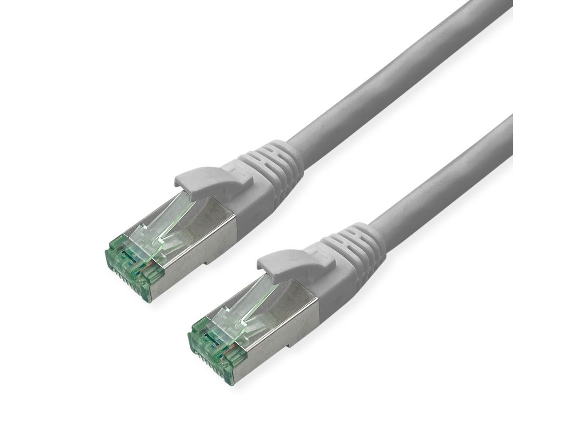 ROLINE RM Patchkabel Cat.6A S/FTP (PiMF), grau, 20 m