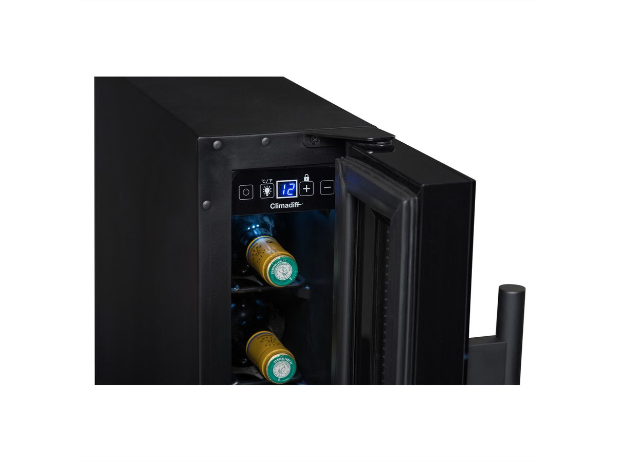 **DEMO** Climadiff Armoire à vin CBU7S1B, Autonome, 1 zone, 7 bouteilles