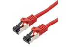 VALUE S/FTP-(PiMF-) Patchkabel Cat.8 (Class I), LSOH, PoE, Litzendraht, rot, 3 m