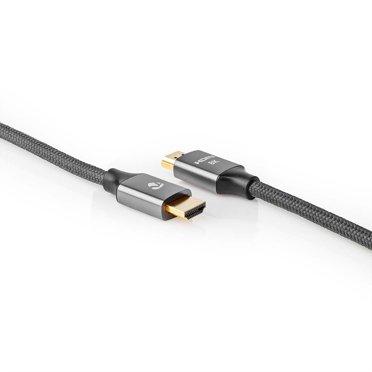 Nedis 8K HDMI Ultra HD Kabel, ST/ST, grau, 2m