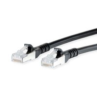 METZ CONNECT Cordon de brassage Cat.6A AWG 26, LSOH, noir, 50 m