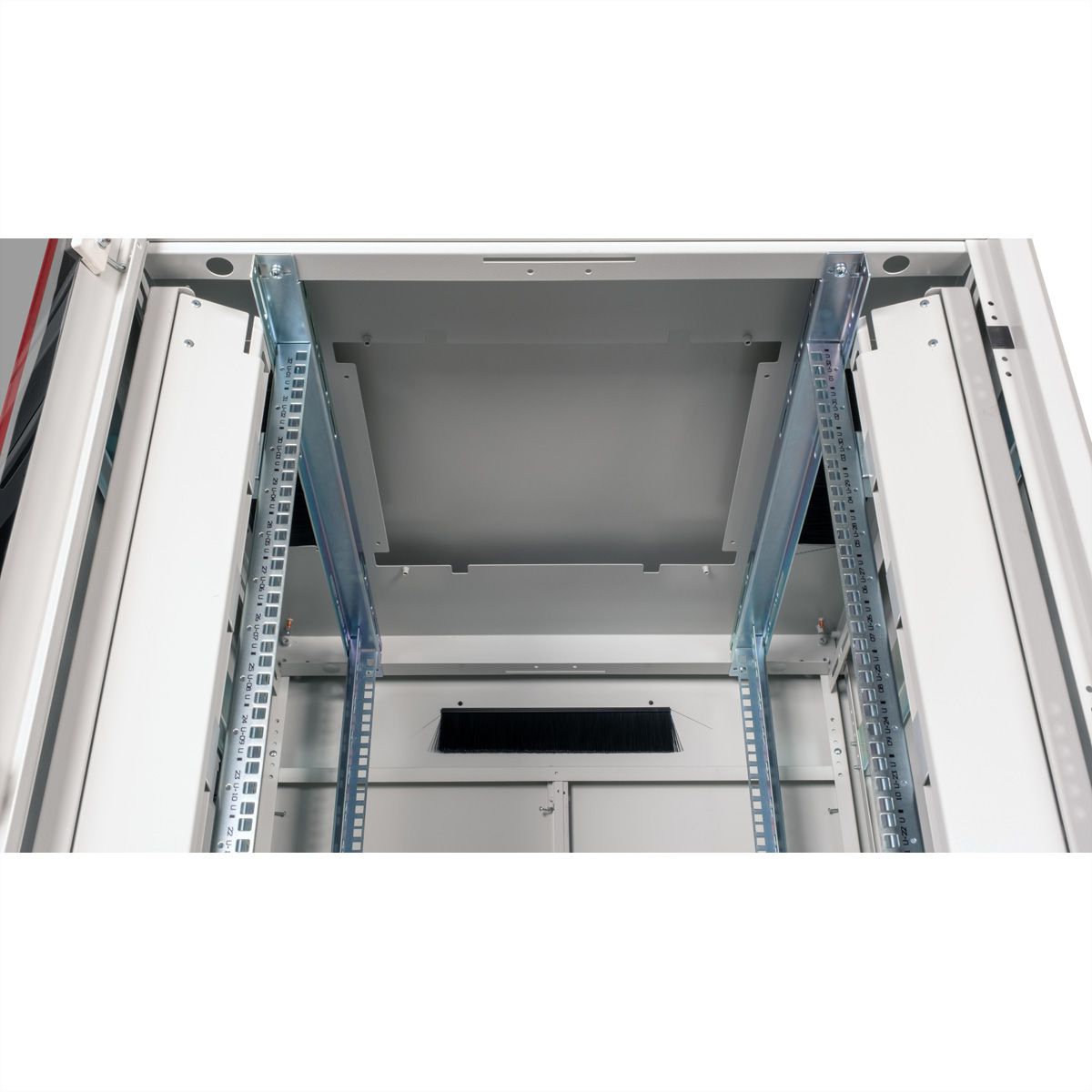 ROLINE 19-Zoll Netzwerkschrank Pro 32 HE, 800x800 BxT Glastür grau