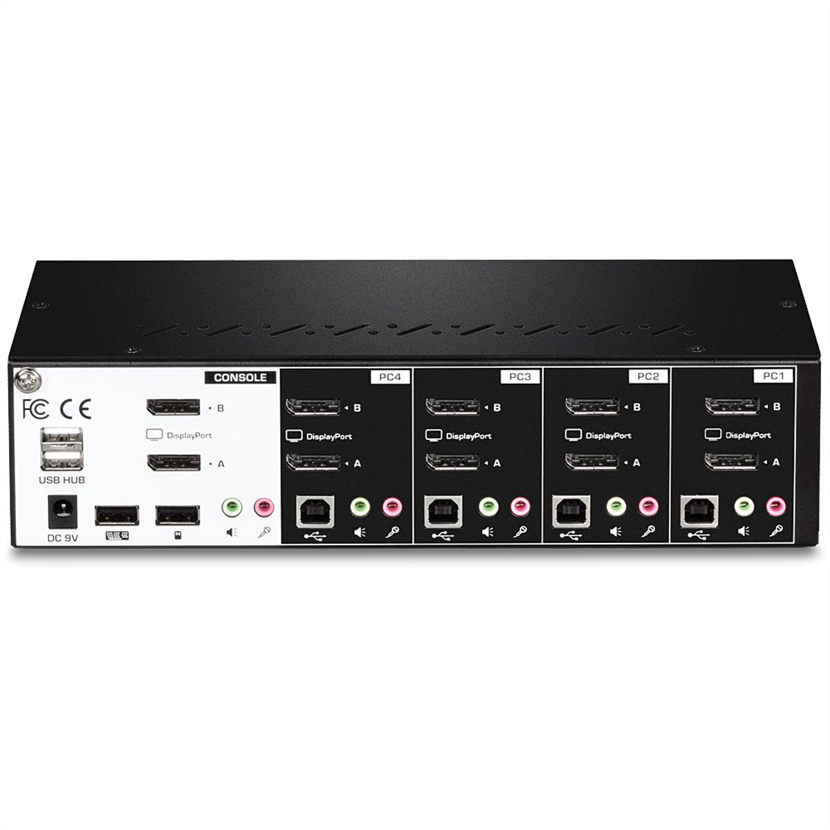 TRENDnet TK-440DP Switch KVM à 4 ports avec port écran pour deux moniteurs