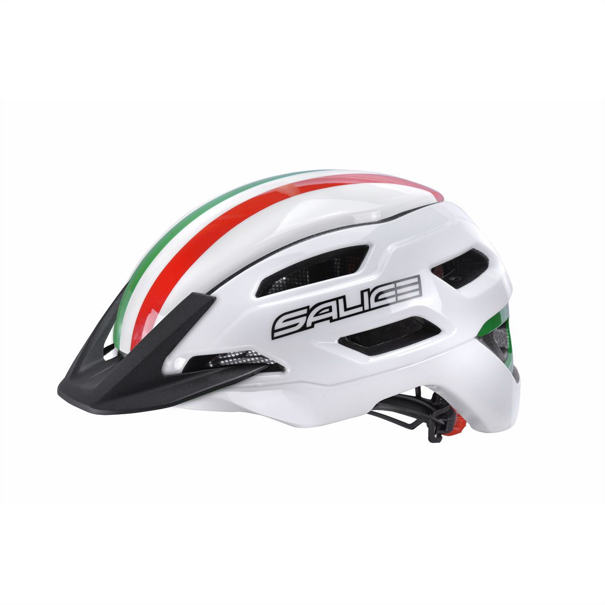 Salice Occhiali Casque de vélo Stelvio, M-L 54-60, White ITA