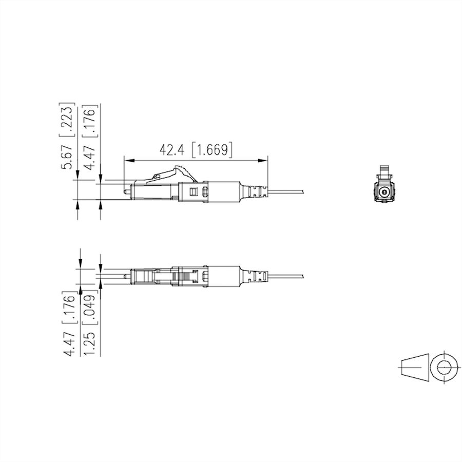 METZ CONNECT OpDAT FAST™Hybrid LCAPC OS2, 2,0+3,0 mm,  20 St + Cl + KA**