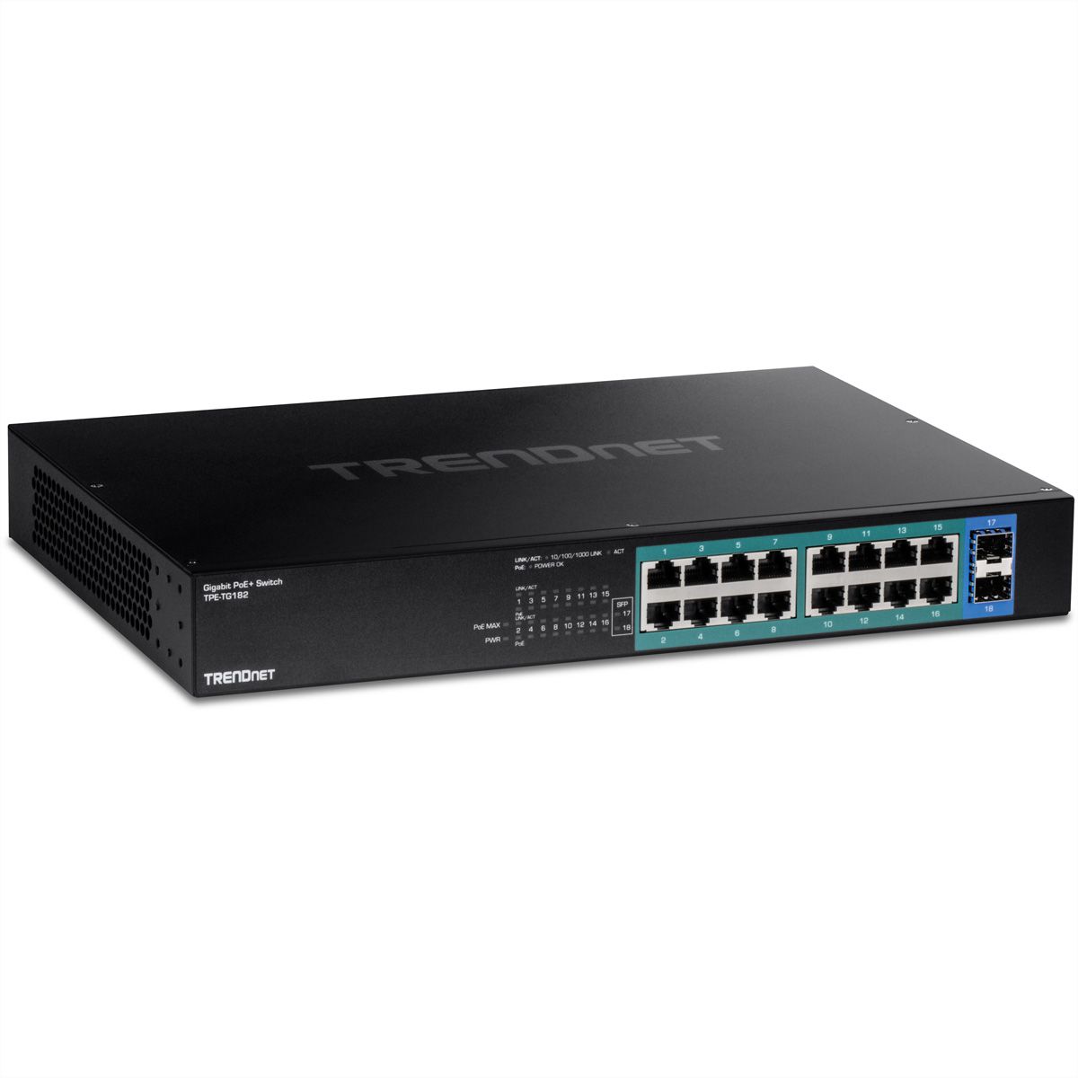 TRENDnet TPE-TG182 Switch PoE+ Gigabit à 18 ports