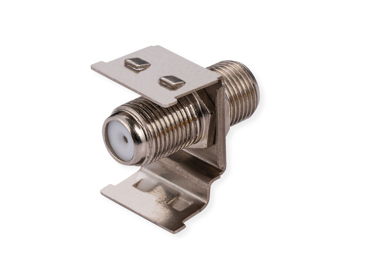 ROLINE Coupleur Keystone type F, métallique