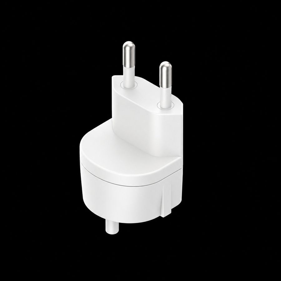 Adaptateur fixe D, prise de sécurité/CH, 2 pôles, T11, blanc
