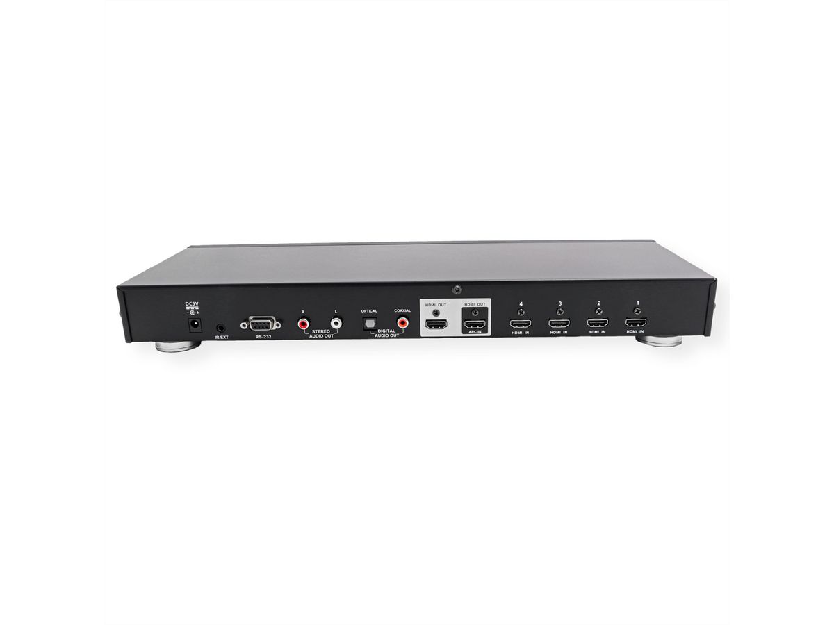 ATEN VS482B 4-Port True 4K HDMI Switch mit Dual View