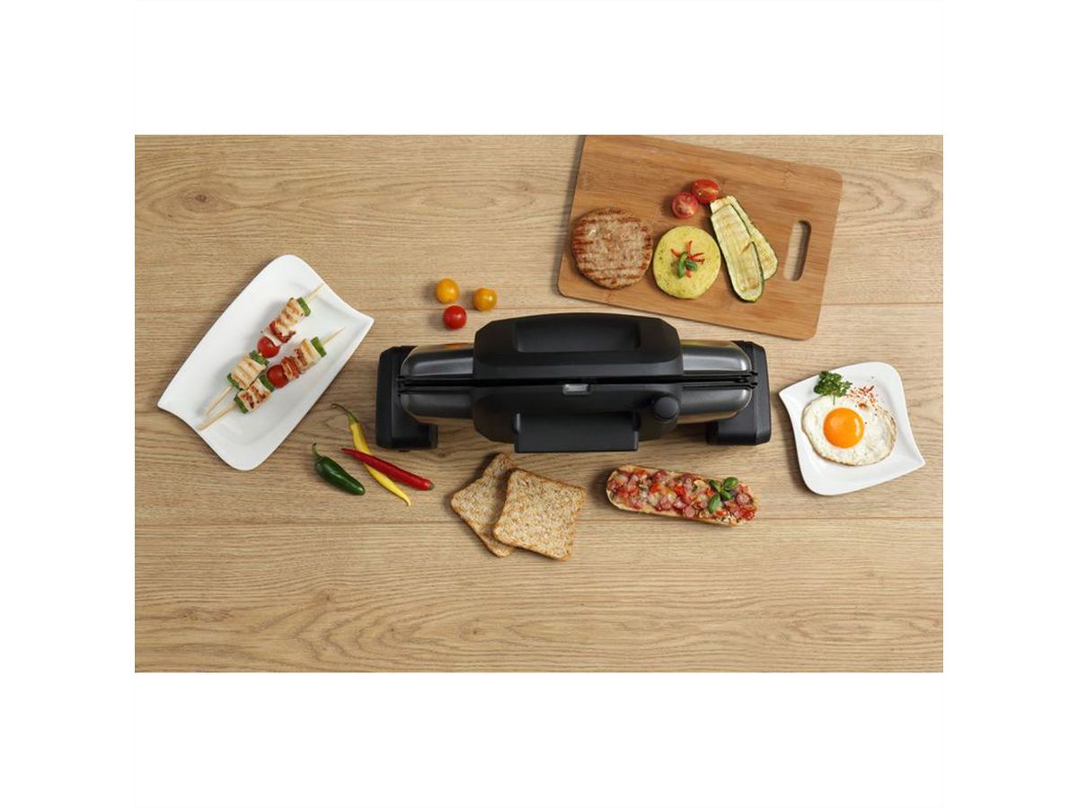 Gorenje Grill à contact KR1800SDP, 1800 W, noir