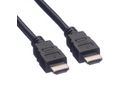 VALUE Câble de raccordement pour écran HDMI High Speed M-M, noir, 1 m