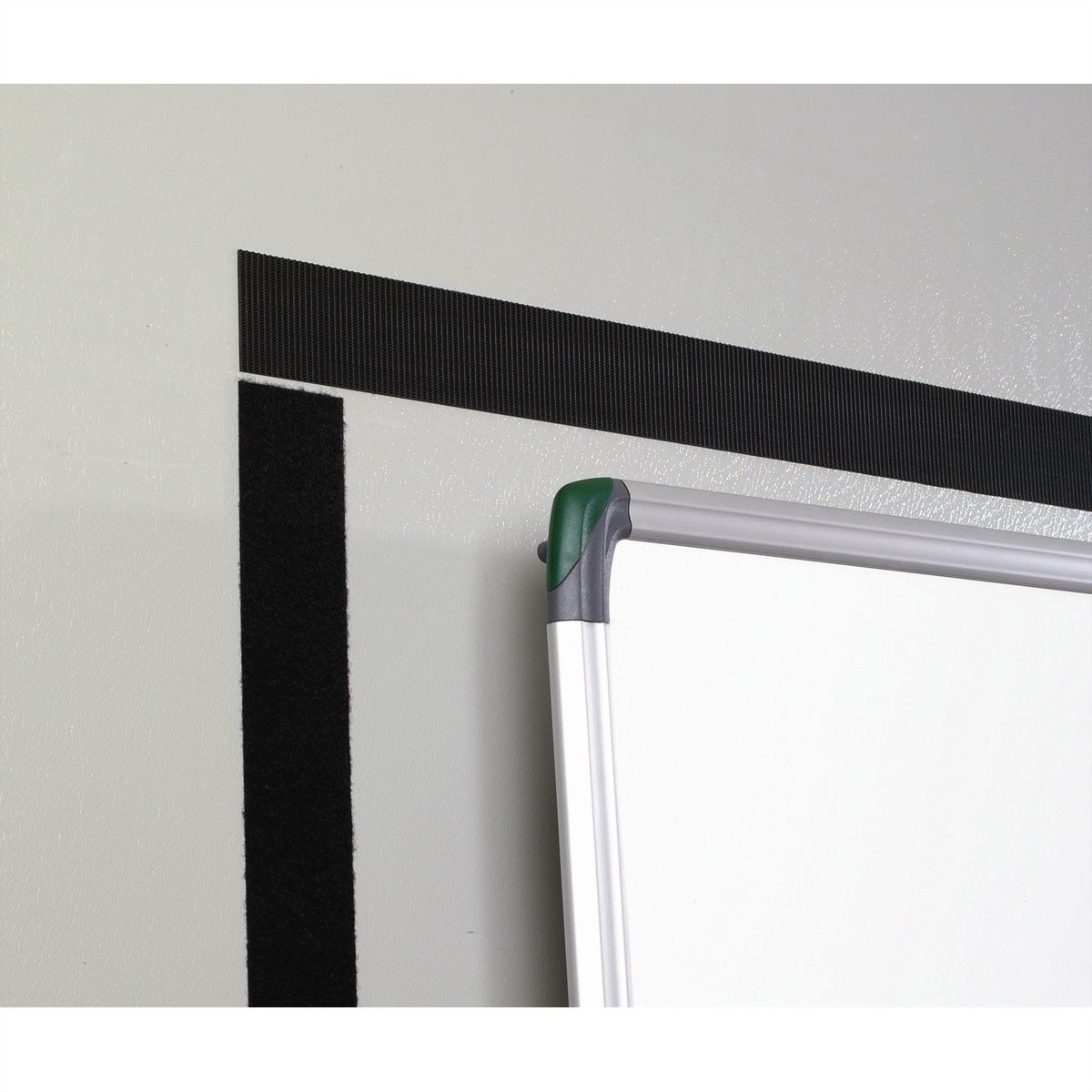 VELCRO® Bande 50mmx5m noir, crochets&velours autocollants extra fort