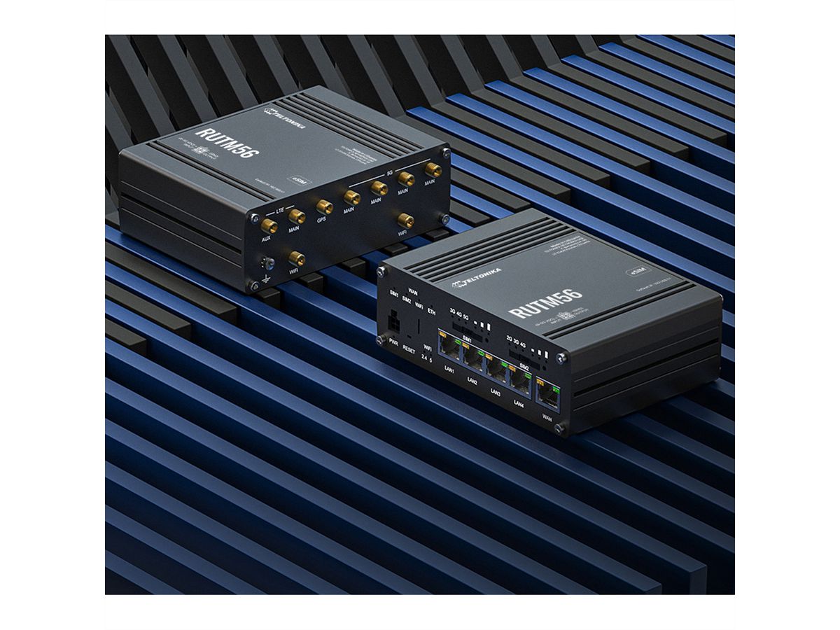 TELTONIKA Routeur RUTM56 avec modem 5G et 4G Cat 4