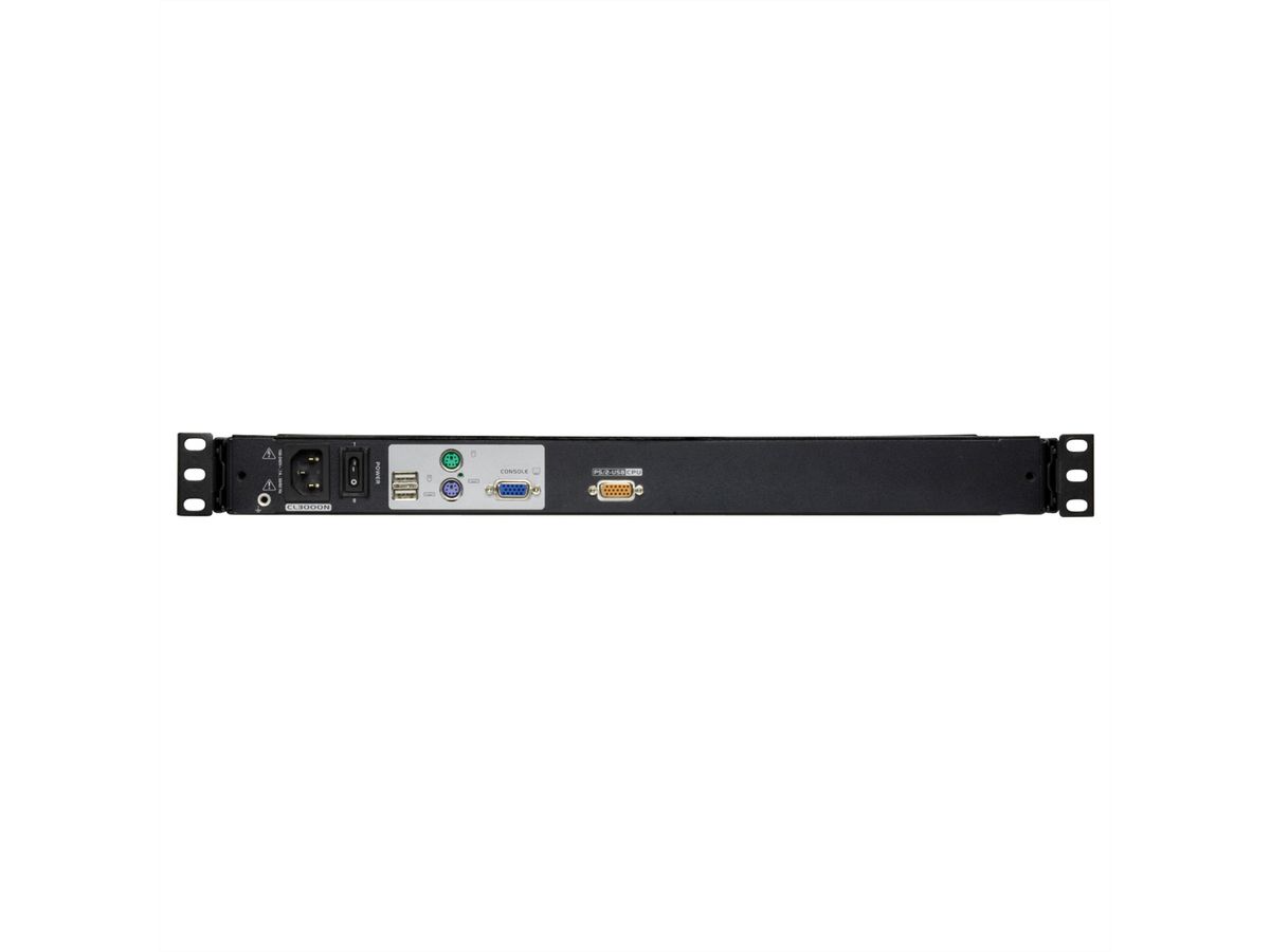 ATEN CL3000N KVM-Konsole, 48cm LCD, VGA, PS/2-USB, USB Port, FR-Layout