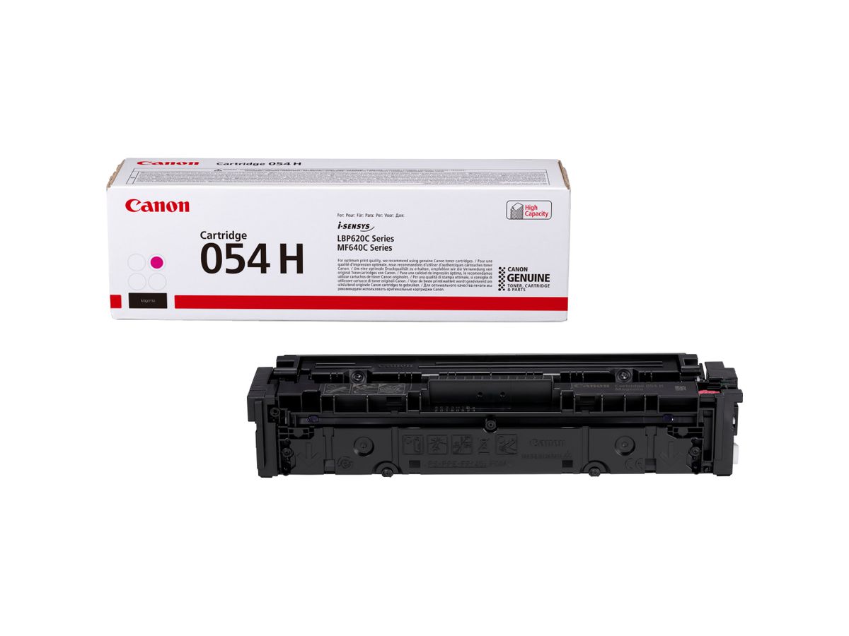 Canon 054 H High Yield Toner-Cartridge, Magenta