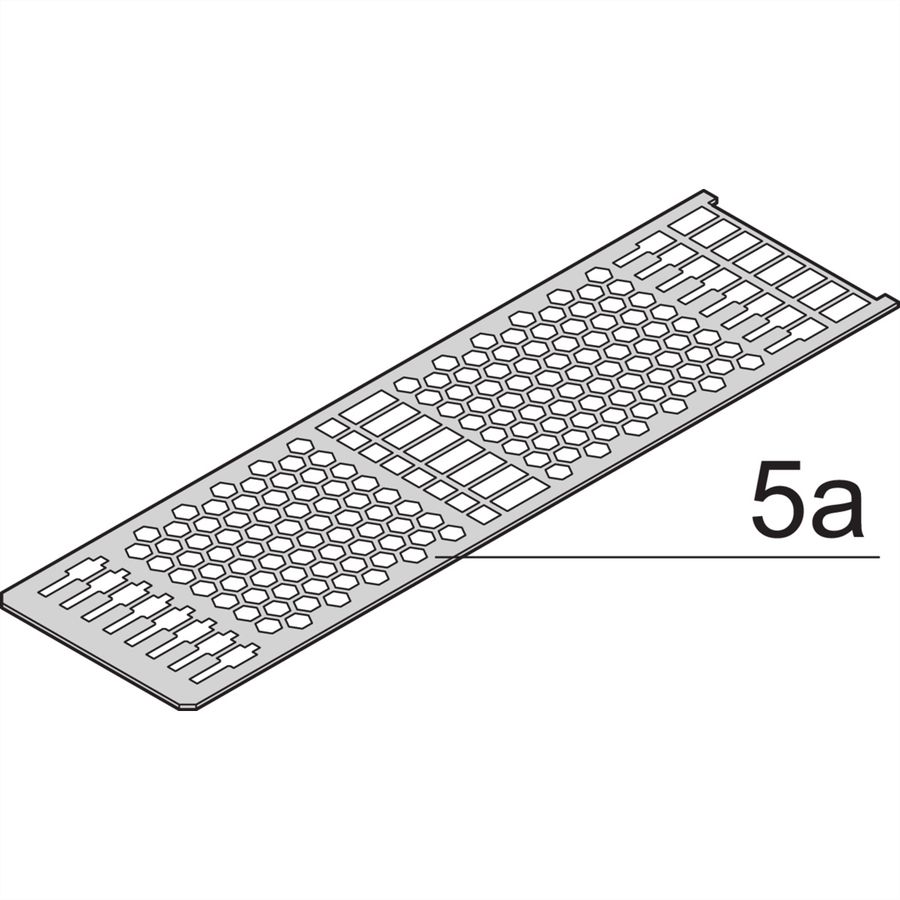 SCHROFF Kassetten PRO 6 HE-Bausätze, Frontplatte ungeschirmt - KAS S1 FS 6HE 8TE 167T