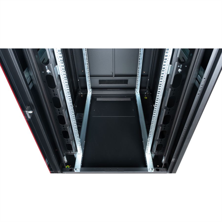 ROLINE 19-Zoll Netzwerkschrank Pro 42 HE, 800x1000 BxT Glastür schwarz