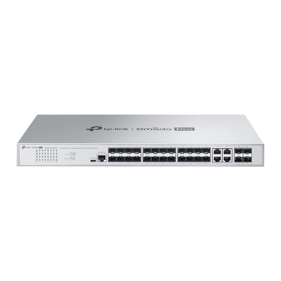 TP-Link Campus Switch S5500-24F4XF , 24xSFP 4x10G L2+ Managed Switch